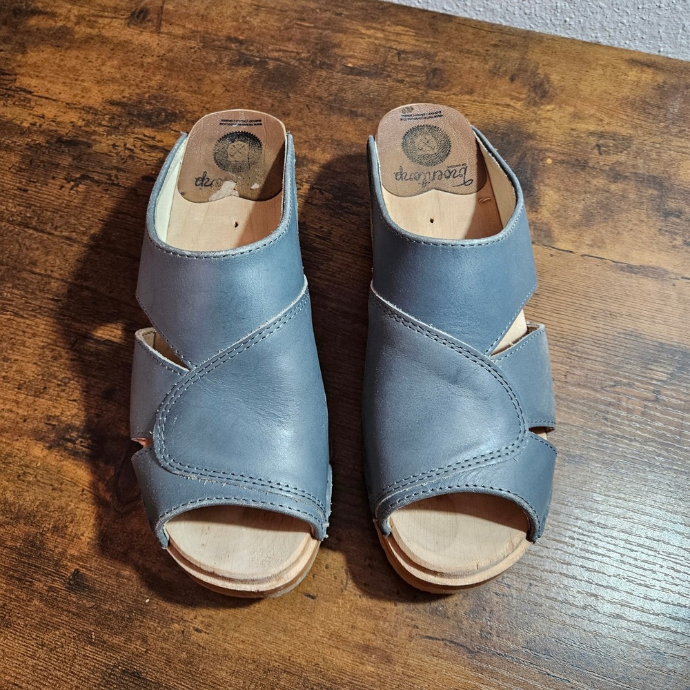 Troentorp Clogs, Sweden Mariah Clog‎ Sandal Gray Size 39